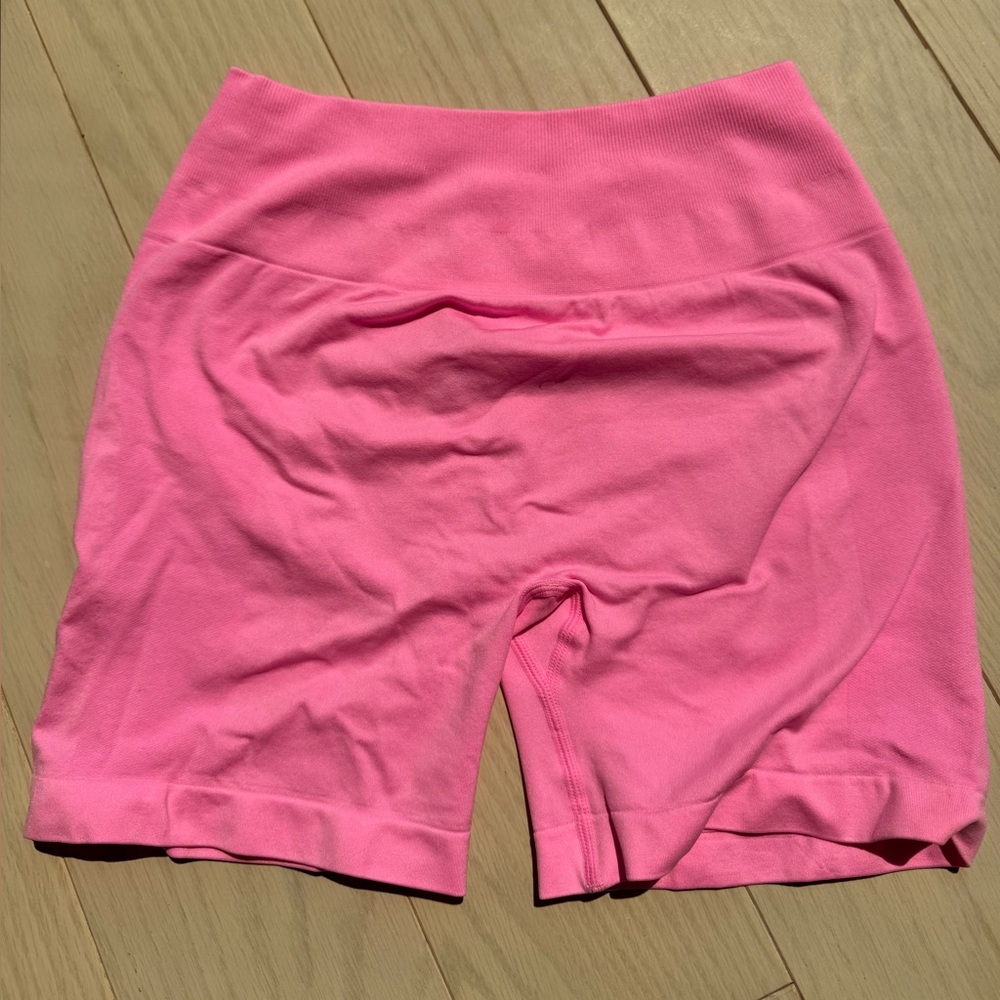Vibrant Pink Scrunch Shorts